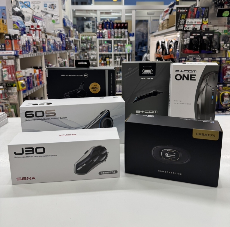 インカム販売・取り付けイメージ