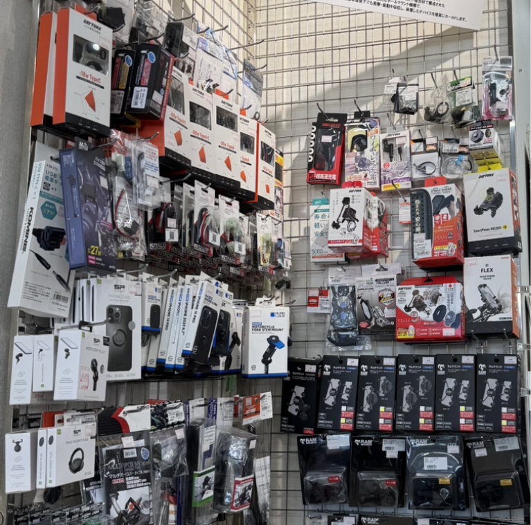 スマホホルダー販売・取り付けイメージ